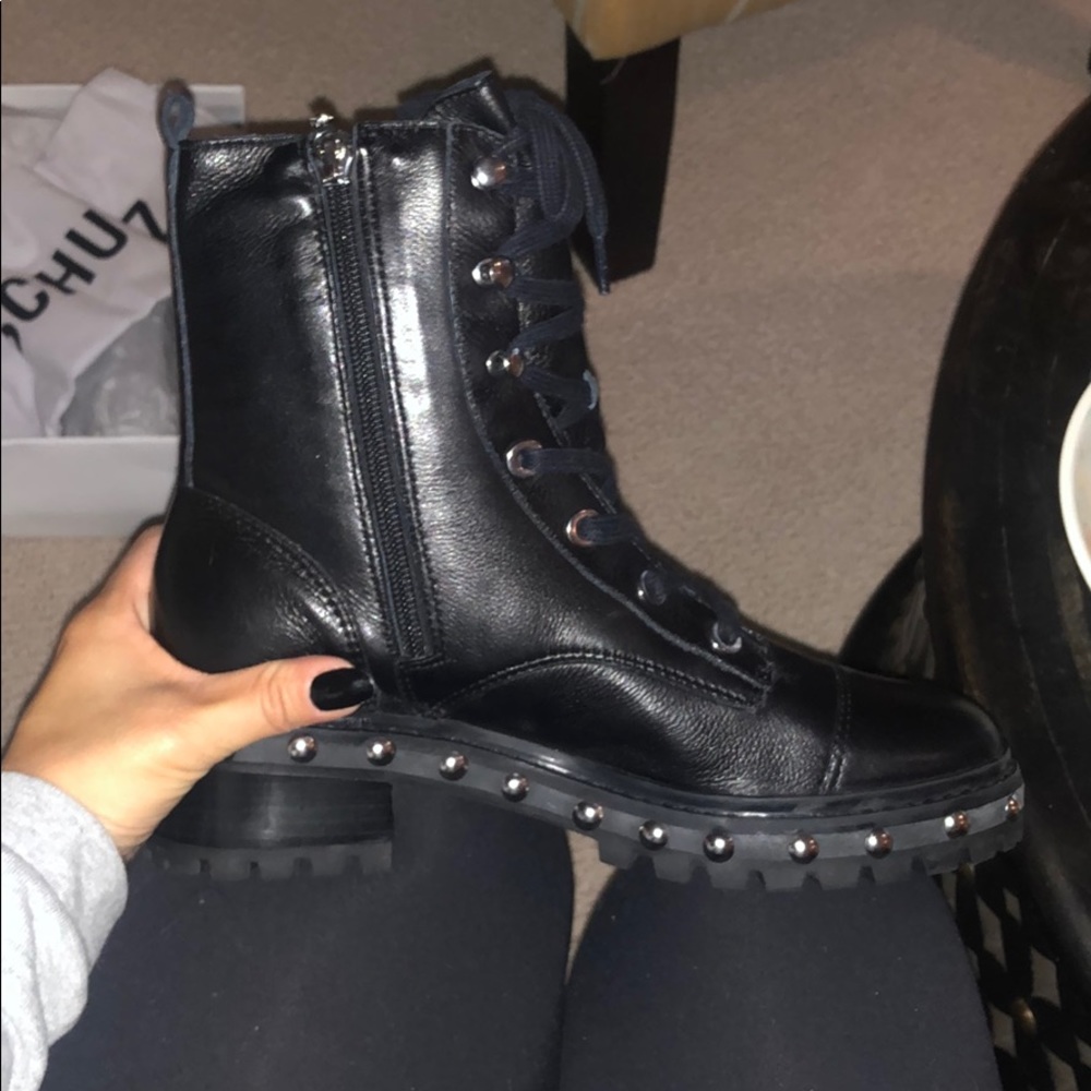 Schutz Andrea studded combat boots - Picture 5 of 6